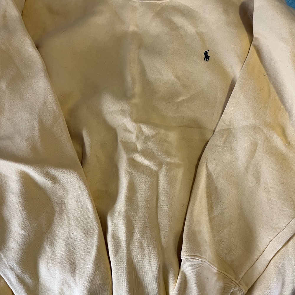 Polo by Ralph Lauren Cream Sweatshirt Yellow